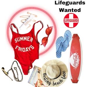 JCrew swimsuit, red, size medium